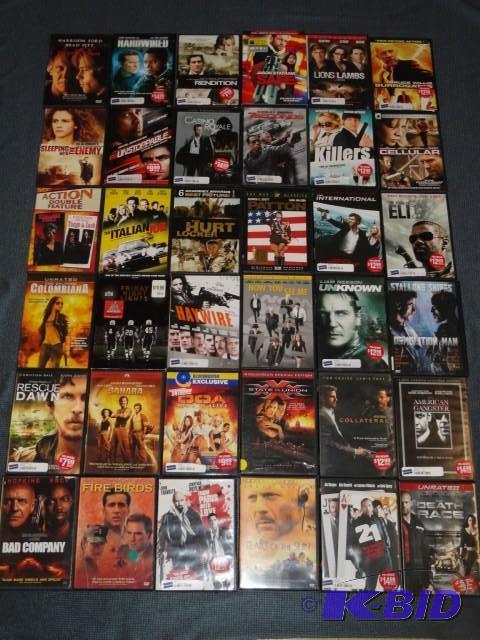 Assortment of DVDs, 36 total, see ...
