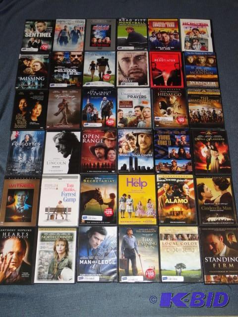 Assortment of DVDs, 36 total, see ...