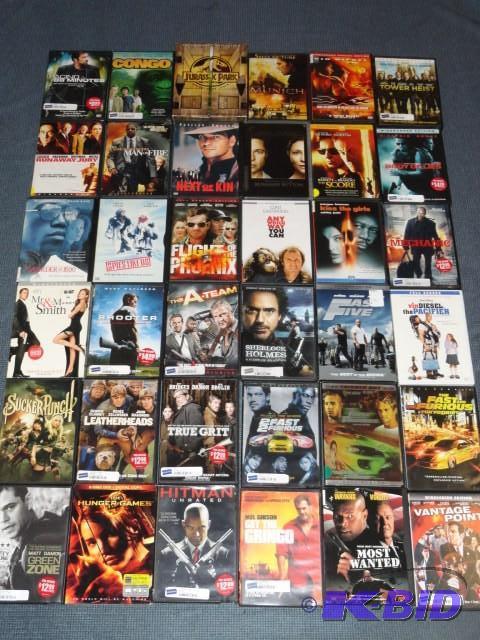Assortment of DVDs, 36 total, see ...