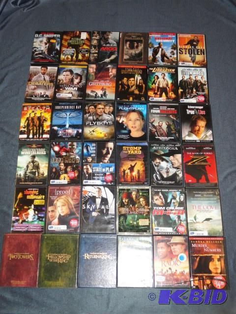 Assortment of DVDs, 36 total, see ...