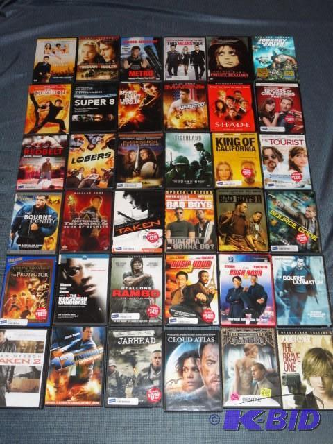 Assortment of DVDs, 36 total, see ...