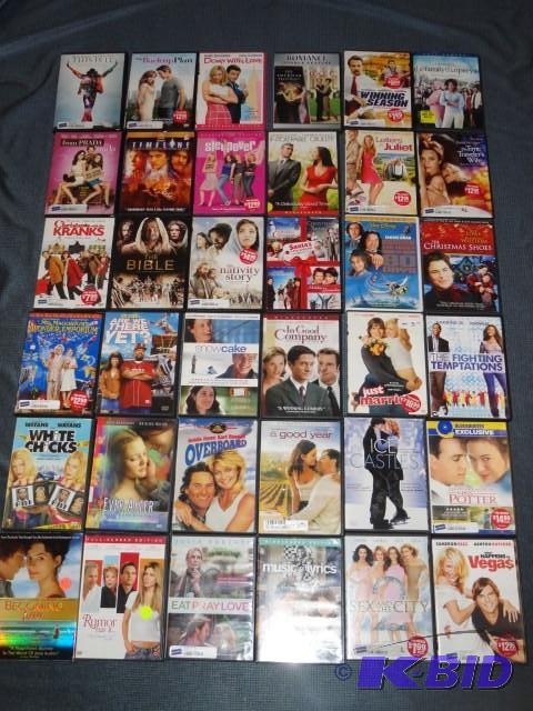 Assortment of DVDs, 36 total, see ...