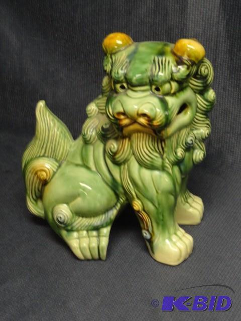 Foo Dog, turquoise color, unmarked,...