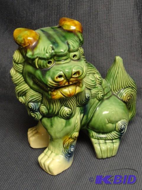 Foo Dog, turquoise color, unmarked,...