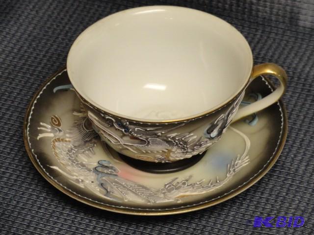 Cup &amp Saucer, full nude Gisha, ...