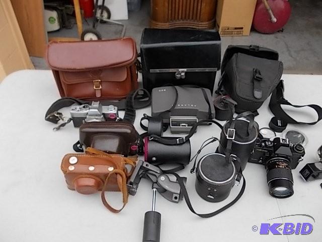 4-35mm Cameras, Several Lenses, Cas...