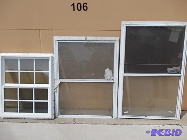 3-Windows 30x36, 34x45, 33-12x52...
