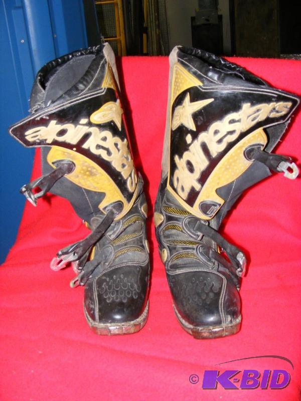 lot 199 image: Alpinestars Riding Boots Size 11, M...