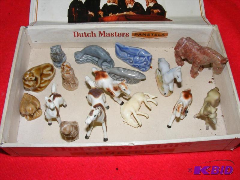 lot 219 image: Miniature Animal Figurines...