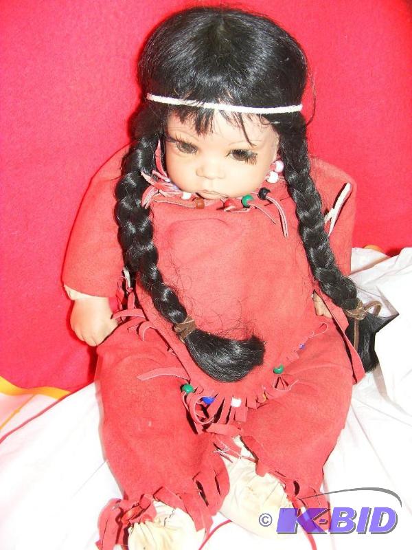 lot 220 image: Native American Doll...