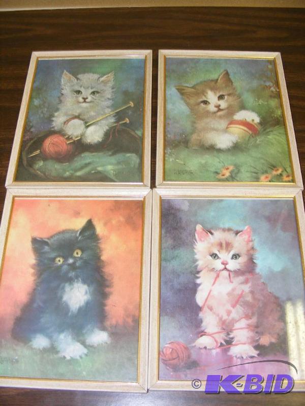 lot 239 image: set 4 of Kitten Pictures...