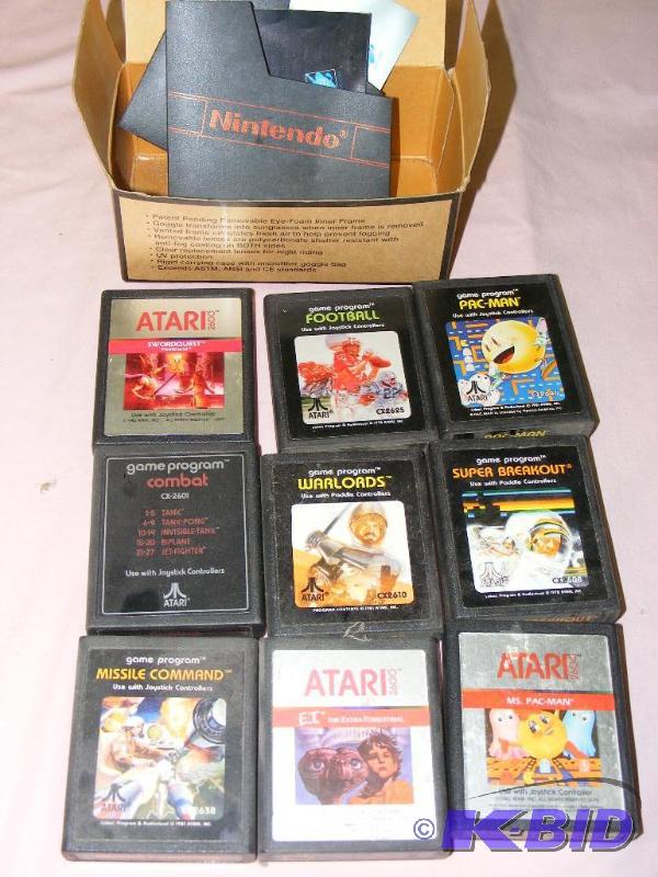 lot 280 image: ATARI Games, Lot of 9 games...