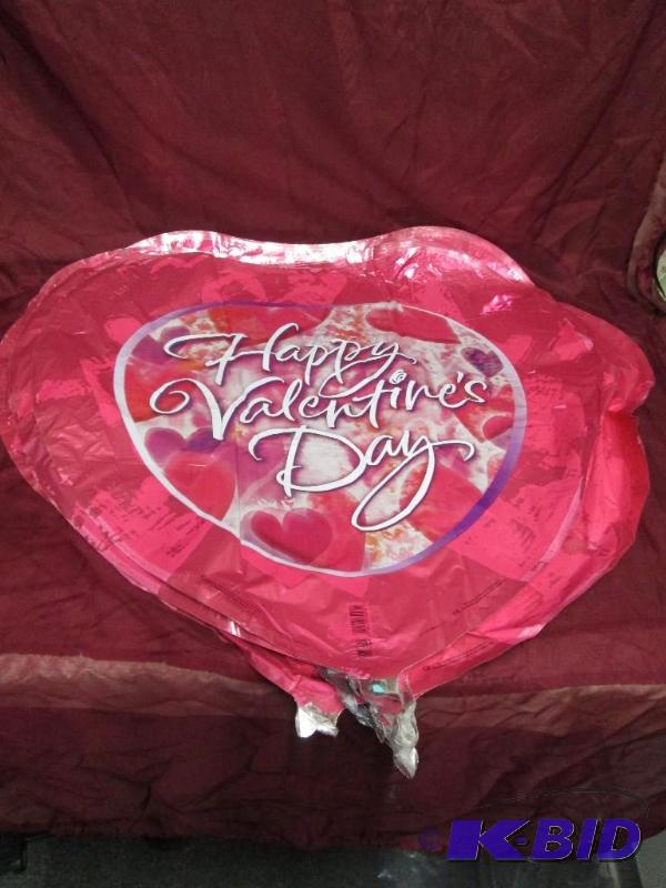 lot 169 image: Lot of 65 oversized heart shaped my...