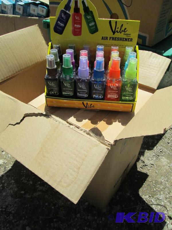 lot 17 image: Full case of Vibe air freshener. 6 ...