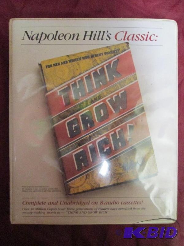 lot 184 image: Napleon Hill Think and Grown Rich...