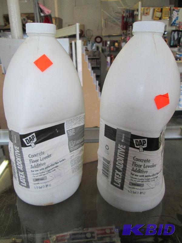 lot 24 image: 2   gallon bottles of masonry latex...