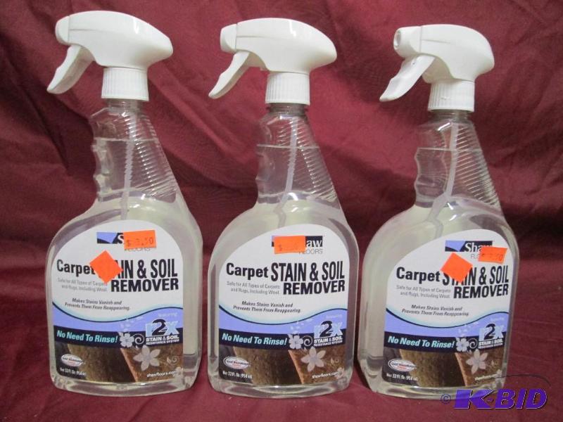 lot 241 image: Lot of 3 spray bottles of Shaw Floo...