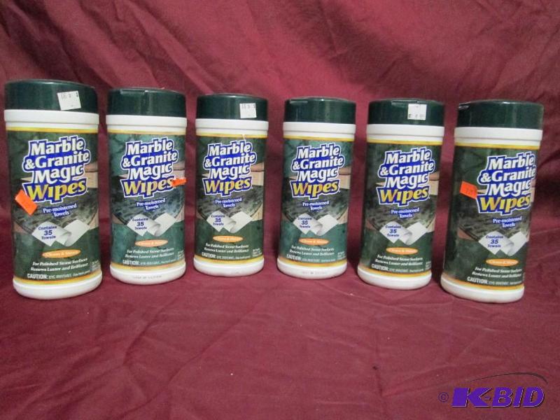 lot 265 image: Lot of 6 cans of Marble and Granite...