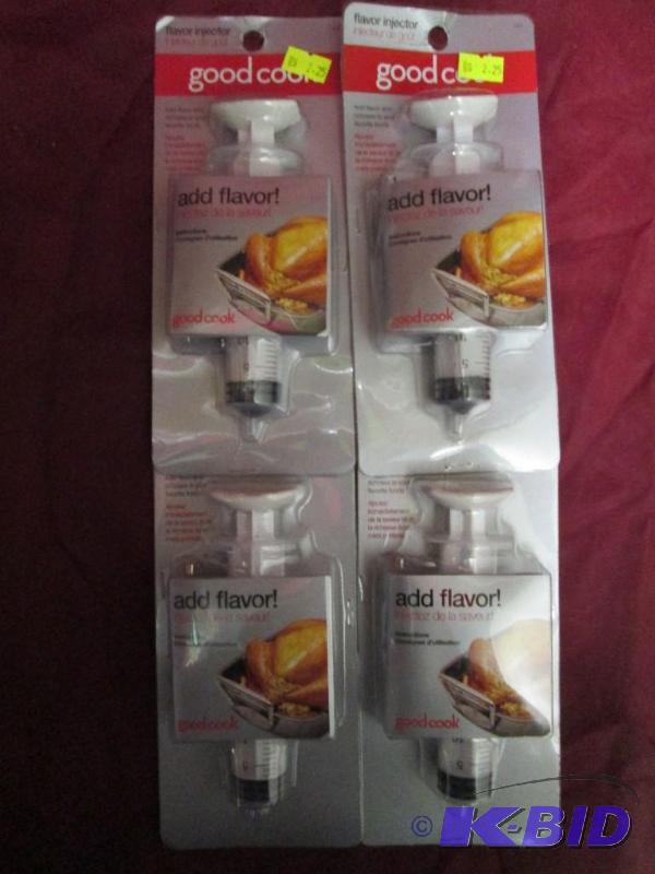 lot 279 image: Lot of 4 Good Cook flavor injectors...