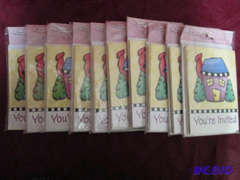 lot 319 image: Lot of 8 packages of generic invita...