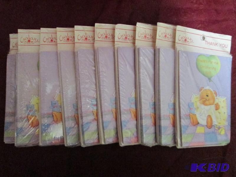 lot 330 image: Lot of 10 packages of Thank You c...
