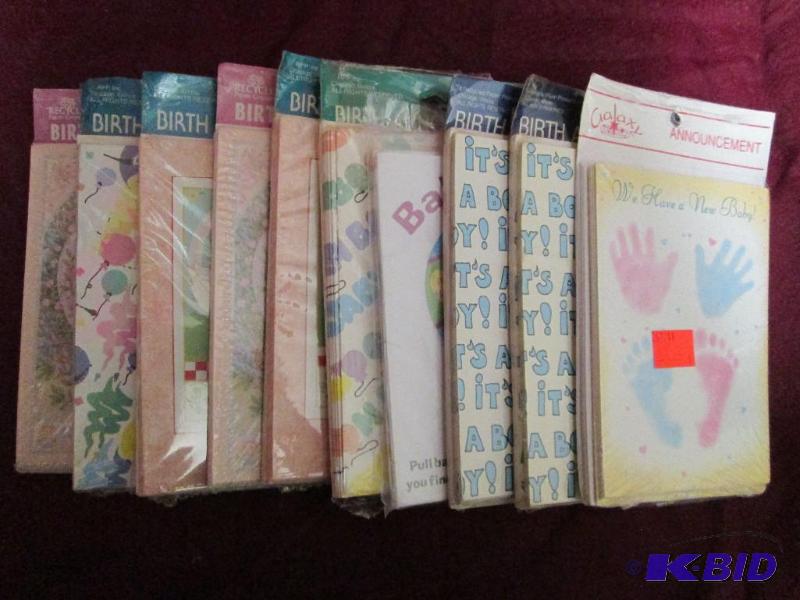 lot 335 image: Lot of 10 assorted packages of birt...