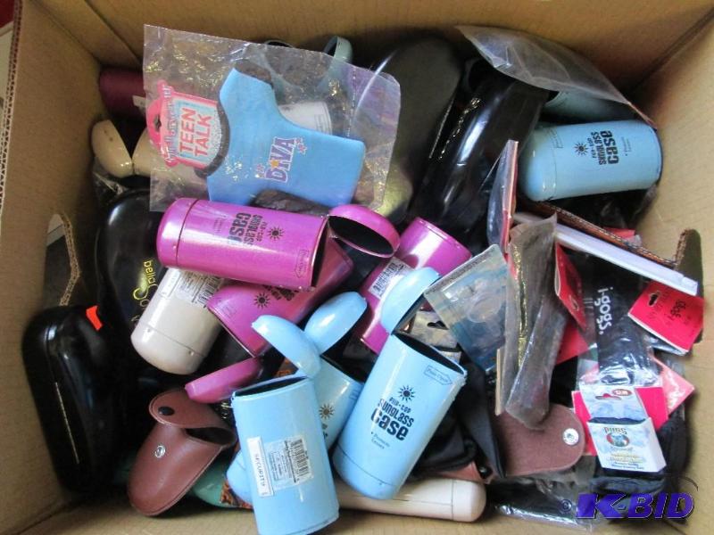 lot 35 image: Large lot of sunglass cases in vari...