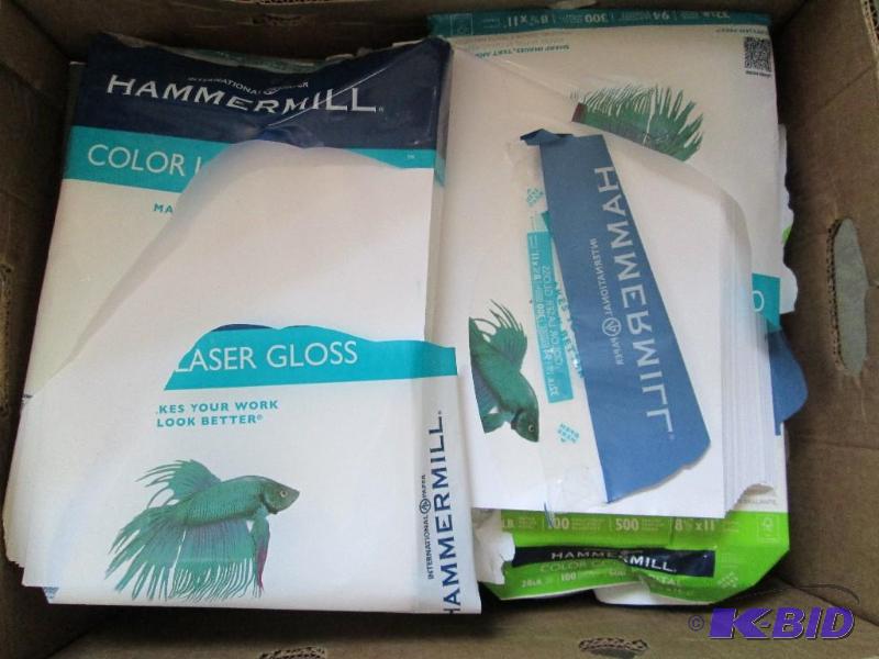lot 38 image: Lot of approximately 8 white paper ...