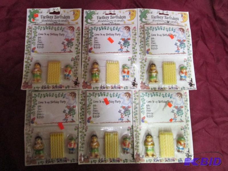 lot 391 image: Lot of 6 Fantasy Birthday packets...
