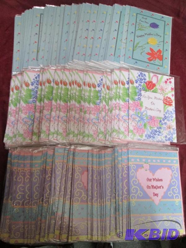 lot 392 image: Lot of 150 Mothers Day cards with ...