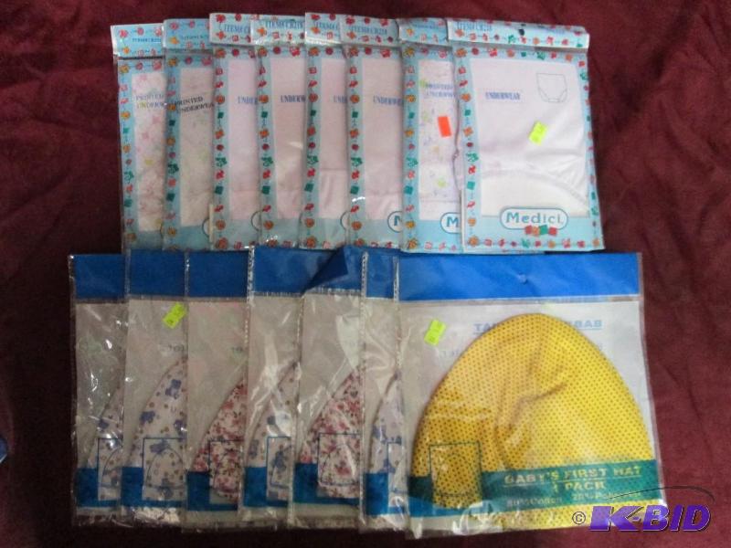 lot 71 image: Lot of 8 pairs of baby underwear an...