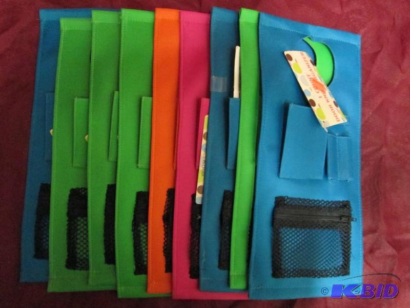 lot 73 image: Lot of 9 door knob organizers -new...