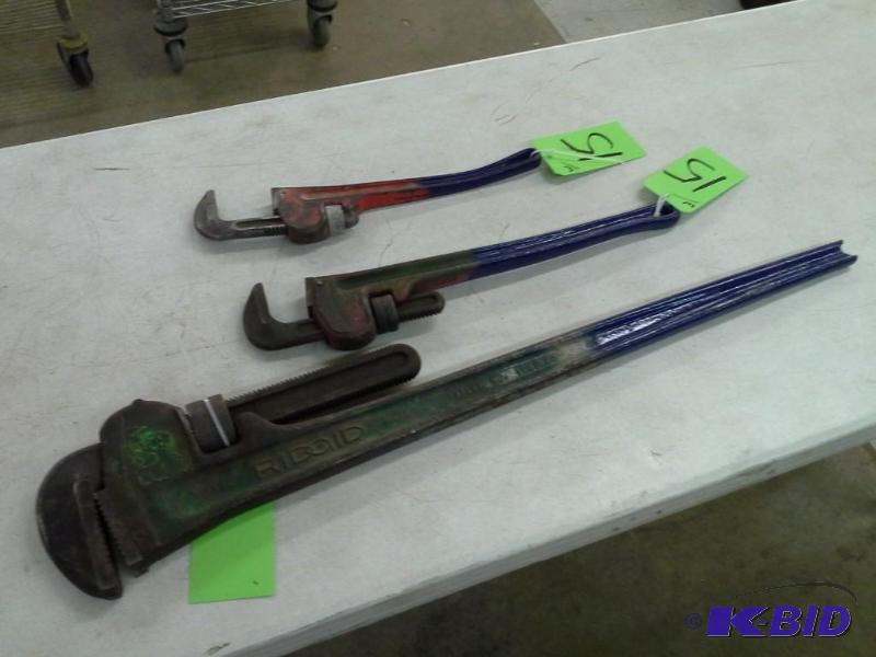 3 Pipe Wrenches