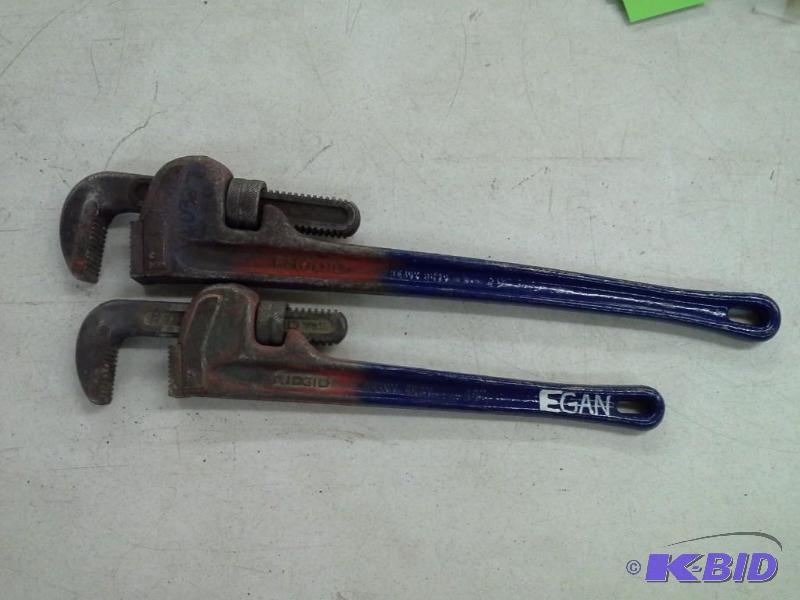 2 Rigid Pipe Wrenches