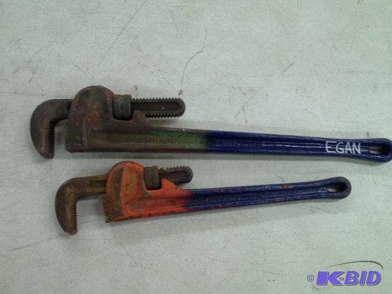 2 Rigid Pipe Wrenches