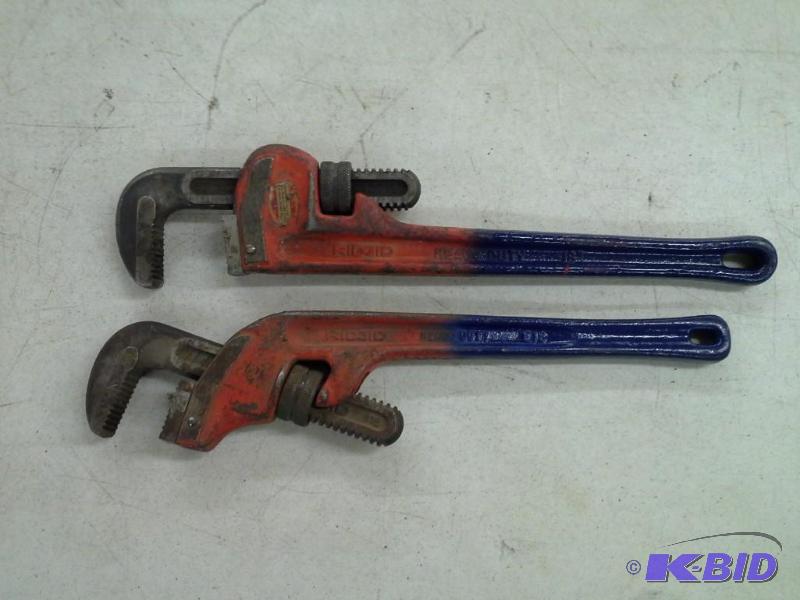 2 Rigid Pipe Wrenches