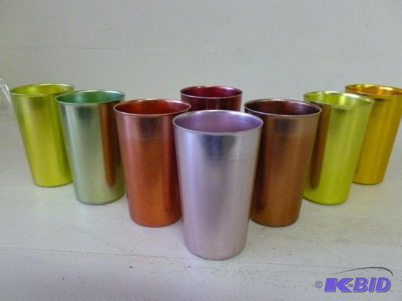Lot of eight vintage Bascal metal c...