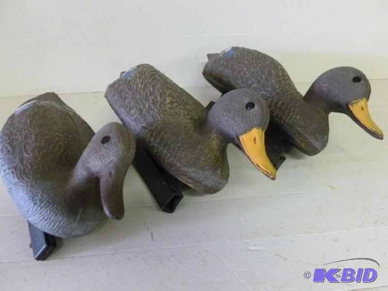 Lot of three Flambeau hen mallard f...