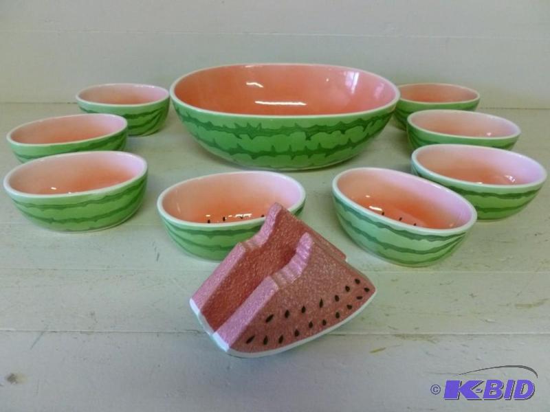 Beautiful ten piece porcelain water...