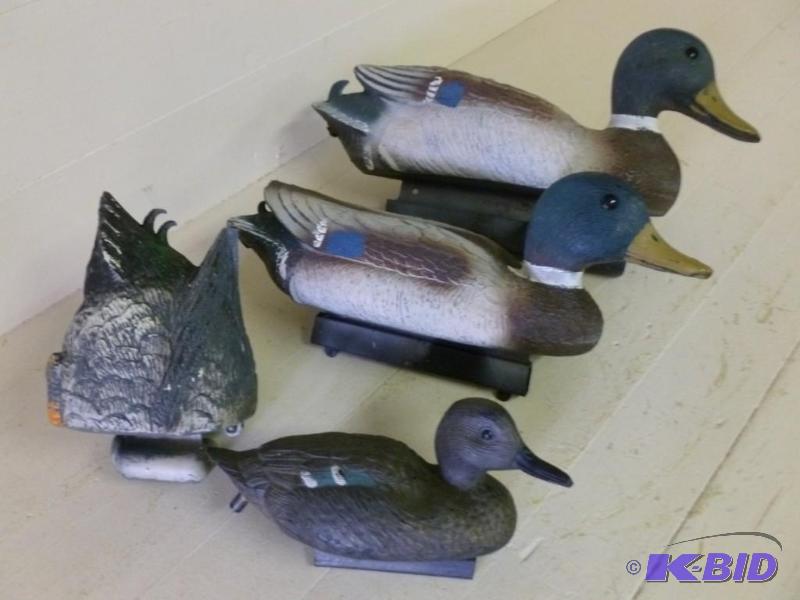 Lot of three Flambeau floating duck...