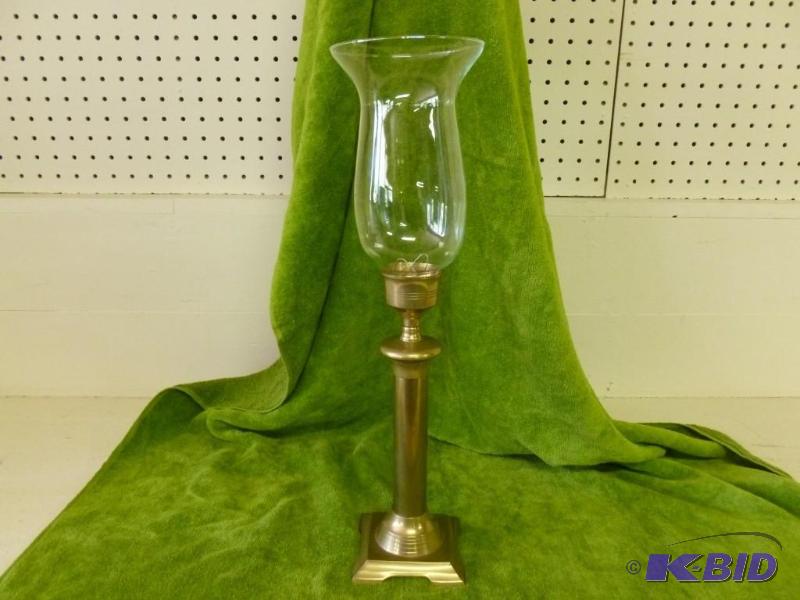 Beautiful large cast brass candle s...