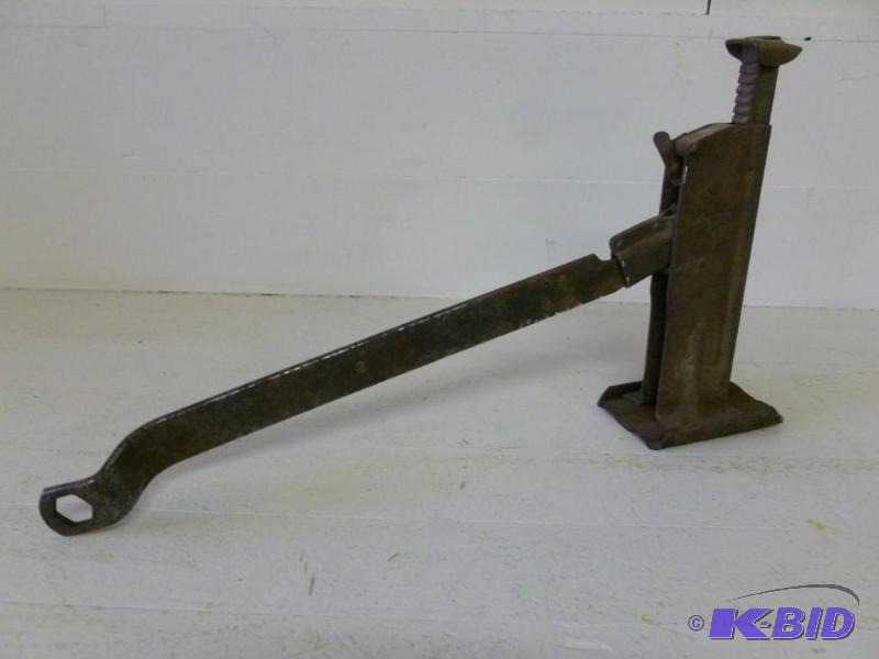 Vintage car bumper jack....