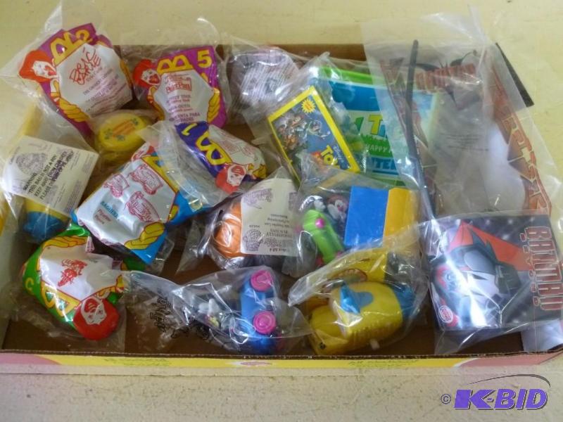 Large lot of brand new happy meal t...