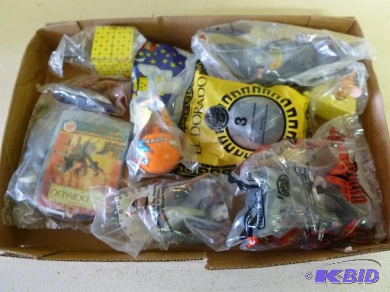 Large lot of brand new happy meal t...