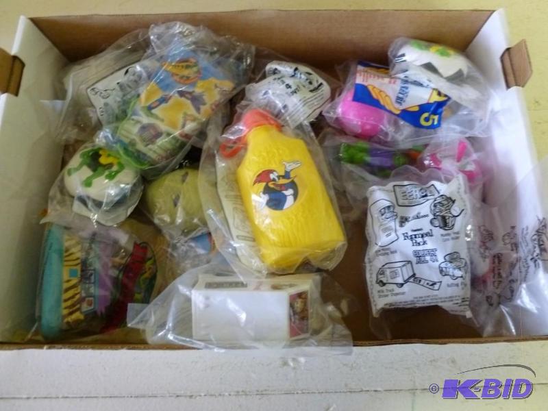 Large lot of brand new happy meal t...