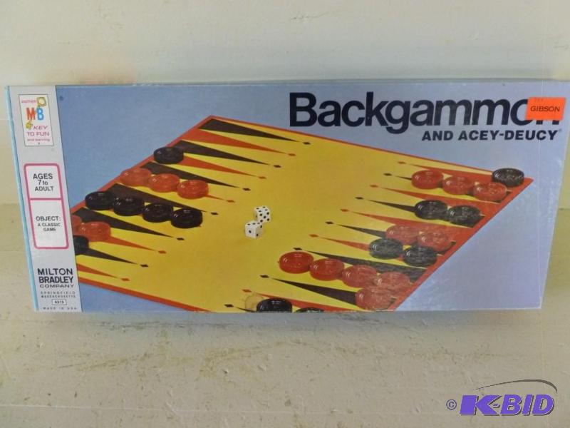 Milton Bradley 1973 Backgammon and ...