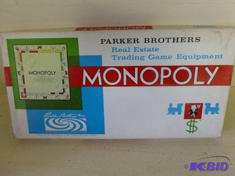Vintage 1961 Parker Brothers Monopo...
