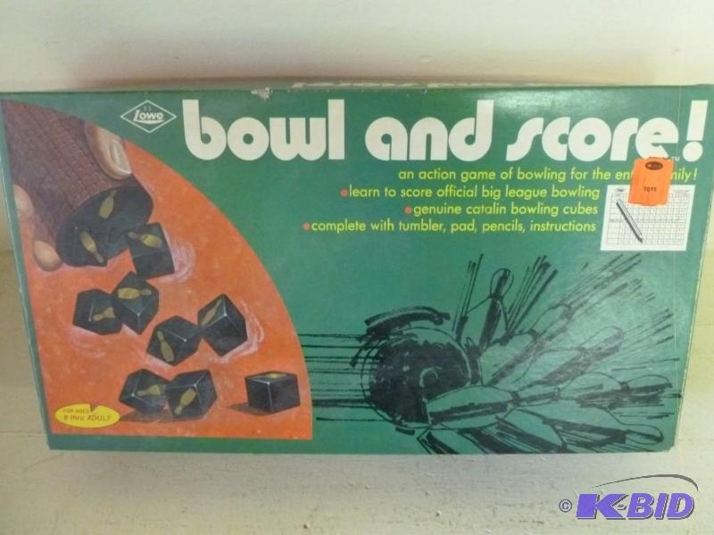 Vintage 1962 Lowes Bowl And Score ...