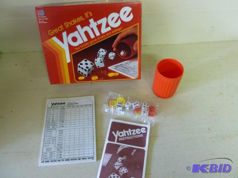 Milton Bradley Yahtzee Game, new in...