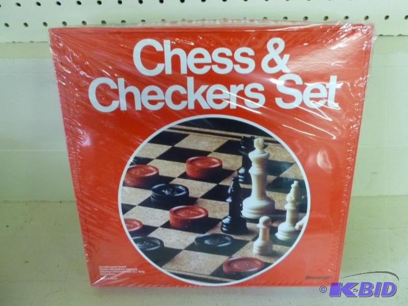 Pressman Chess &amp Checkers Set, ...
